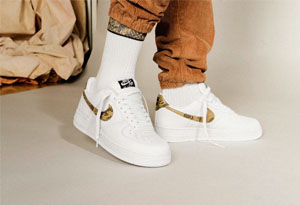 Nike AF1 "Ivory Snake"OG复刻发售信息 AF1 "Ivory Snake"上脚赏析