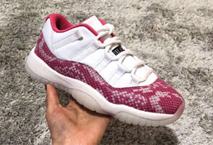 AJ11 LOW粉红蛇皮发售信息 AJ11 low Pink Snakeskin实物赏析