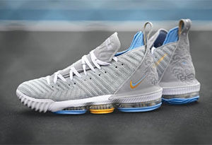 LeBron 16 “MPLS”全新湖人配色即将发售 LBJ16北卡灰配色实物赏析