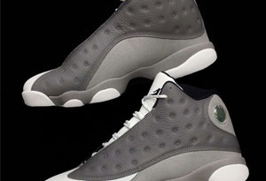 AJ13大气灰发售时间确定 AJ13 Atmosphere Grey实物细节赏析