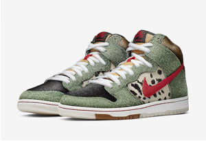 Nike SB Dunk High “Dog Walker” 即将发售 Dunk SB 遛狗配色实物赏析