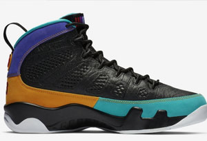 Air Jordan 9鸳鸯撞色发售信息 Air Jordan 9 “Dream It, Do It”实物欣赏