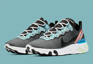 React Element 55解构设计官图曝光 耐克React Element 55全新配色发售信息