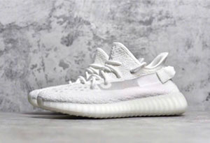 侧透版yeezy 350 v2纯白谍照曝光 yeezy 350 v2纯白透明版发售信息