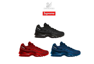 supreme x Air Max 95施华洛世奇配色谍照 supreme x Air Max 95发售信息