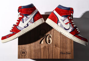 本·西蒙斯上脚限量版AJ1 “Phila Unite” Air Jordan1 “Phila Unite”实物赏析