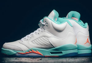 AJ5 “Light Aqua” 上脚图欣赏 AJ5 “Light Aqua” 怎么样