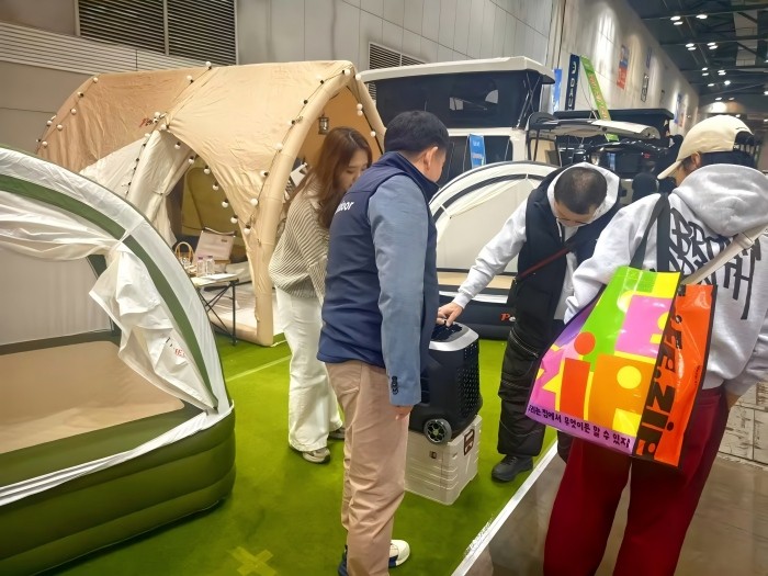 培尔户外亮相2026韩国户外露营展，创新产品引爆现场人气